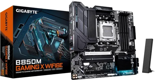 Vista 9 de GIGABYTE B650 Gaming X AX V2 (rev. 1.0) AM5 LGA 1718 AMD B650 ATX DDR5, Triple M.2, PCIe 5.0, USB 3.2 Gen2x2 Type-C, AMD Wi-Fi 6E, Realtek 2.5GbE LAN