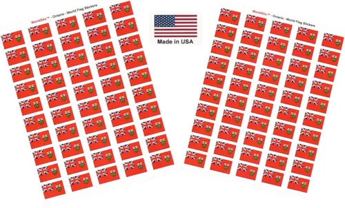Vista 285 de 100 calcomanías de la bandera de Afganistán, dos hojas de 50, 1.5" x 1" hechas en Estados Unidos, calcomanías autoadhesivas para álbum de recortes