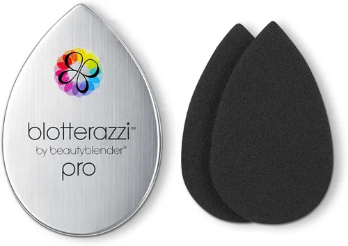 Vista 4 de Beautyblender® Blotterazzi® Pro - Esponja reutilizable para maquillaje, incluye espejo compacto, re-texturiza el maquillaje, absorbe el exceso