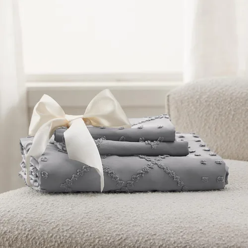 Vista 6 de Bedsure Funda de edredón bohemia tamaño Queen, ropa de cama bohemia, funda de edredón copetuda para todas las estaciones, 3 piezas bordadas Shabby