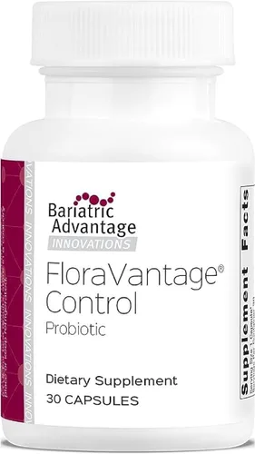 Bariatric Advantage FloraVantage - Cápsulas de control, suplemento probiótico dirigido para pacientes de cirugía bariátrica para un apoyo