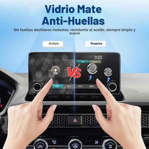 Vista 5 de Protector de pantalla Civic 2022-2025 2026 para Honda Civic (LX/EX/EX-L/Sport/Sport Hybrid) Pantalla táctil de 7 pulgadas, vidrio templado 9H 2023