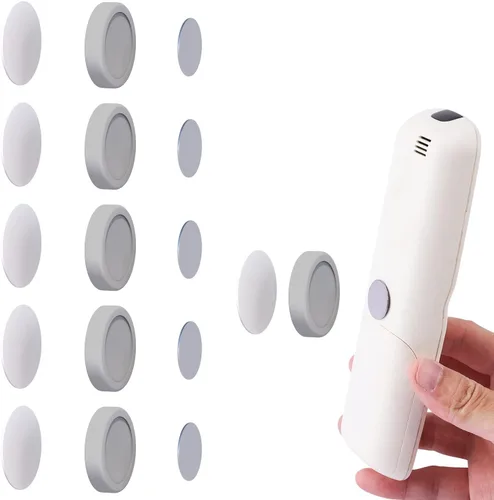 KINBOM 6 soportes adhesivos para control remoto, soporte de control remoto de sujeción fuerte, soporte de pared adhesivo magnético para