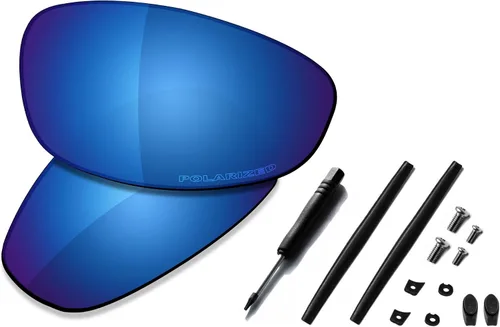 Vista 25 de SAUCER Lentes de repuesto prémium y kits de goma para Oakley Juliet Protección UV400, arañazos, ajuste preciso polarizado oro de 24 quilates