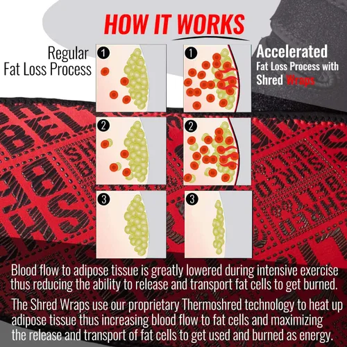 Vista 2 de Iron Bull Strength Shred Wraps para brazos, recortadores termogénicos de brazo para pérdida de peso, bandas de quema de grasa premium con tecnología