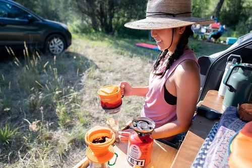 Vista 6 de ust Flexware plegable para café con diseño fuerte, flexible, compacto, sin BPA y sello de tapa para senderismo, mochileros, camping y supervivencia