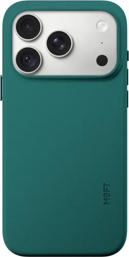 Vista 19 de MOFT Snap Case MOVAS™ para iPhone 16 Pro Max, compatible con MagSafe, funda magnética de cuero vegano premium con sensación suave, color duradero