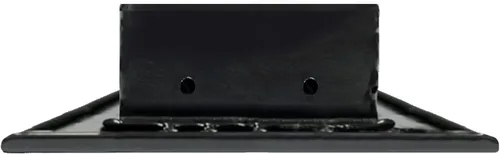 Vista 3 de BUILDMART - Cubierta de ventilación de CA moderna de 12 x 4 - Ventilación decorativa de aluminio negro - Difusor de ranura lineal estándar - Rejilla