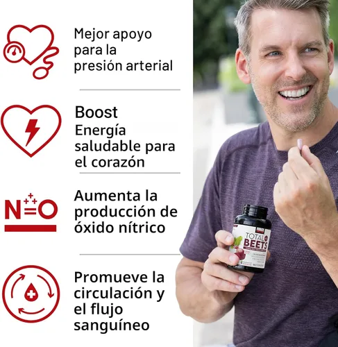 Vista 3 de Force Factor Total Beets - Cápsulas de raíz de remolacha para apoyar la presión arterial, 1800 mg de raíz de remolacha orgánica suplemento