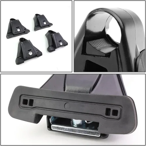 Vista 3 de Para Ford Focus 48" ajustable Equipaje de Carga Baca barras atornillado + Soportes de montaje + Cerraduras y llaves