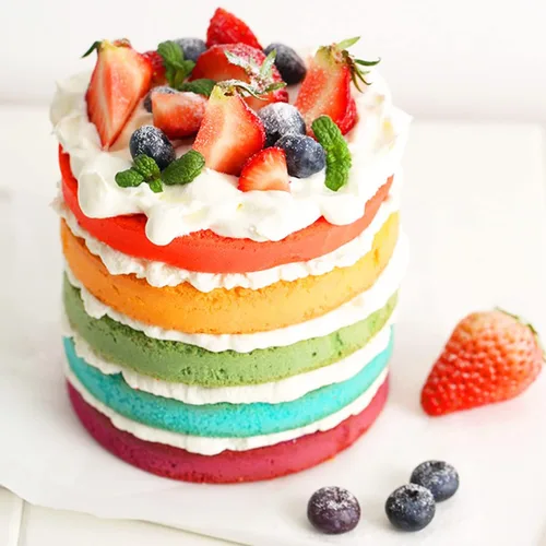 Vista 6 de Juego de 4 sartenes con capa de corazón, moldes de silicona para hornear pasteles de 6 pulgadas, moldes de silicona para el día del niño, pizza