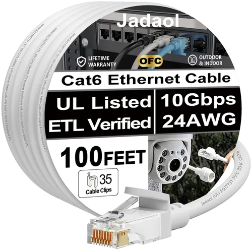 Vista 9 de Jadaol - Cable Ethernet Cat6/Cat6A de 1 pie, paquete de 10 unidades, cable Negro