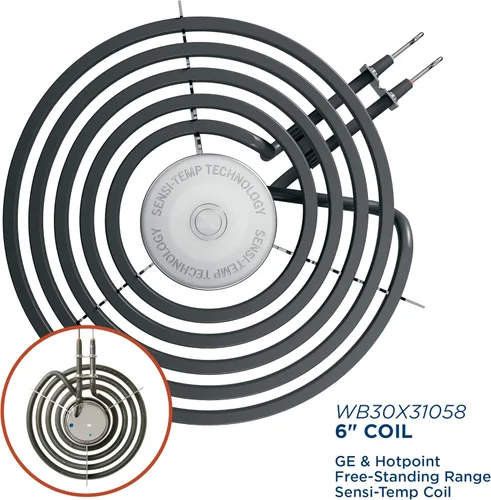 Vista 2 de GE Electrodomésticos y Hotpoint Range 6" Elemento superficial/Quemador de bobina, WB30X31058