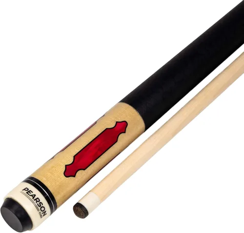 Vista 10 de PEARSON Cues League Series Pool Cue Stick Maple Wood Billiard Cue with Leather Grip, Stainless Steel Joint, Low-Deflection Shaft 18–21oz in