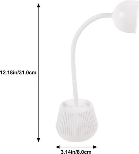Vista 9 de 24W Gel Nail LED Lamp for Gel Nails with Power Cord Flexible Gooseneck Design and Home Manicure Use