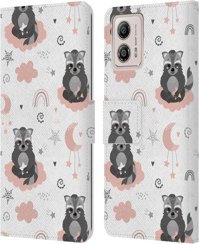 Vista 8 de Head Case Designs Officially Licensed Haroulita Alpacas Animal Patterns Leather Book Wallet Case Cover Compatible with Motorola Moto G53 5G