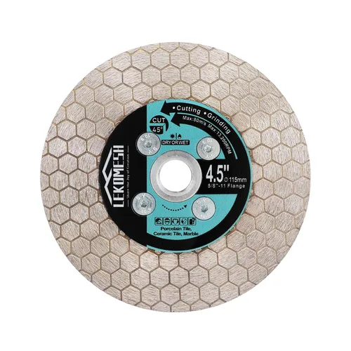 Vista 10 de Disco de corte de diamante de 4 pulgadas/105MM - Hoja de sierra para azulejos, rueda de corte, discos de diamante de doble cara para cortar y moler