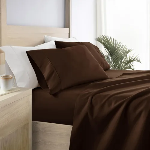 Vista 90 de Linen Market Juego de Sábanas de Microfibra Cepillada Twin de 3 Piezas – Certificado Oeko-TEX Ultra Suave y Sin Arrugas - Sábanas de Bolsillo