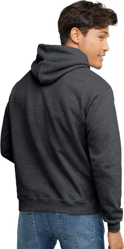 Vista 2 de Hanes Sudadera con capucha Ecosmart para hombre, sudadera de forro polar de peso medio, sudadera con capucha para hombre