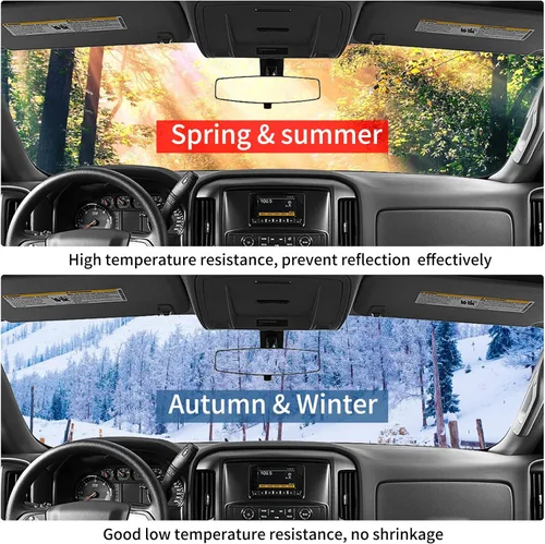 Vista 2 de BDFHYK Cubierta de salpicadero de poliuretano compatible con Dodge Ram 1500 2500 3500 2010-2018