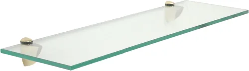 Vista 8 de Spancraft Estante de Vidrio P-4.75x12-Chrome Peacock, Cromado, 4.75" x 12