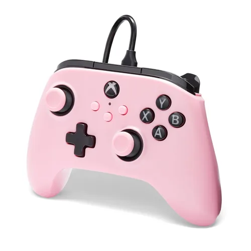 Vista 4 de PowerA Wired Controller for Xbox Series X S - Pink, gamepad, video game/gaming controller, works with Xbox One, Officially Licensed