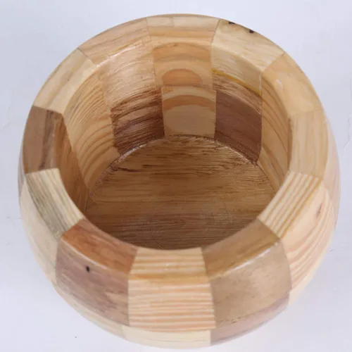 Vista 8 de Maja de madera, mini cuenco de molienda de madera y maja Set de picadora de ajo, triturador de especias, herramienta de cocina