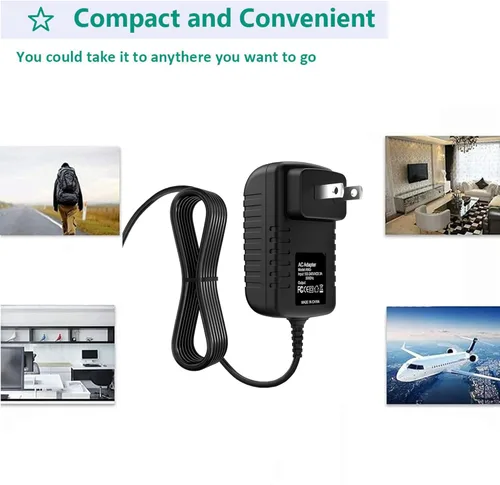 Vista 4 de Adaptador de CA compatible con CHUWI VI10 Pro 10.6 64GB Tablet PC Fuente de alimentación Cable Cargador PSU