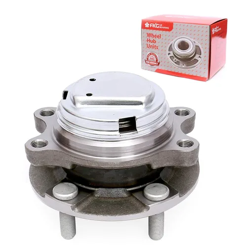 Vista 37 de FKG 513253 Conjunto de buje de cojinete de rueda delantera para A3 TT (Quattro), VW Tiguan Passat Jetta Golf CC EOS Beetle, brida de 4 pernos