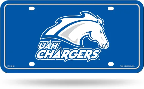 Vista 61 de NCAA etiqueta de metal para auto, negro