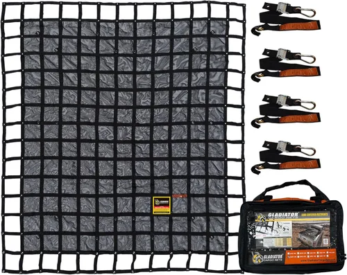 Vista 11 de RED DE CARGA GLADIATOR - Red de carga resistente - (WLL): 1,500 lbs - Accesorio para camioneta - Portador de carga - Organizador de camión