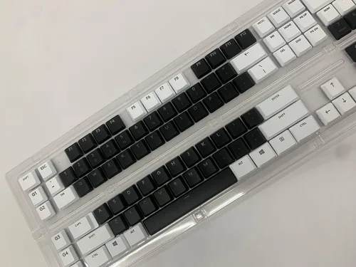 Vista 6 de Teclas de teclado Logitech G915TKL G915 G815, 111 teclas. Teclas de repuesto, teclado mecánico para juegos (juego blanco y negro)