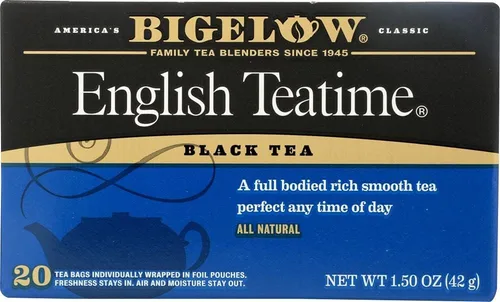 Vista 71 de Bigelow American Breakfast Black Tea, cajas de 20 sobres (paquete de 6), té negro con cafeína, 120 bolsas de té en total