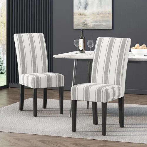 Vista 3 de Dining Chairs Set of 2, Table & Chair Sets, Desk Chair, Modern Upholstered Fabric Dining Room Chairs with Rubberwood Legs, Kitchen Chairs for Dining