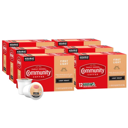 Vista 81 de Community Coffee 100% Colombia - Cápsulas de café de tostado medio oscuro, 12 unidades, compatibles con cafeteras Keurig 2.0 K-Cup, caja de 12