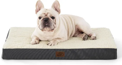Vista 66 de Bedsure - Camas XL para perros de tamaño grande - Cómodas camas planas extra grandes para mascotas con funda extraíble y lavable, colchón ortopédico