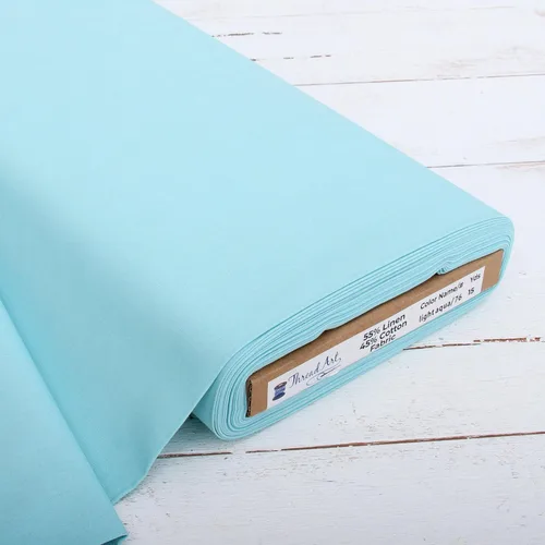 Vista 12 de Corte de tela de lino Threadart de 3 yardas, tela de lino de algodón de alta calidad para bordado, punto de cruz, ropa, lienzo, decoración del Negro