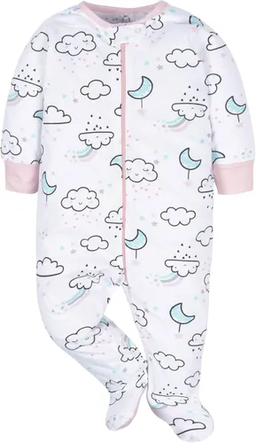 Vista 3 de Gerber Paquete de 4 mamelucos Sleep 'N Play para bebé niña