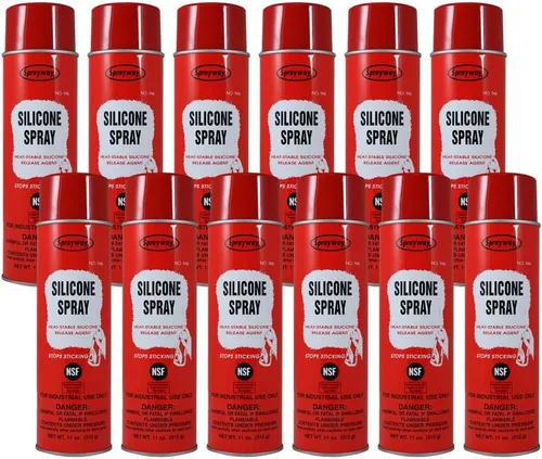 Sprayway SW946 Spray de silicona y agente de liberación, 11 oz, transparente