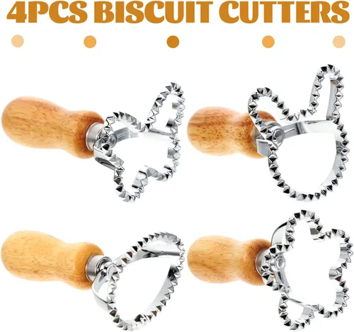 Vista 9 de UPKOCH Molde de galletas Pierogi Prensa de moldes para galletas, molinillo de empanada, prensa de pastelería, prensa de masa de cocina, conejo