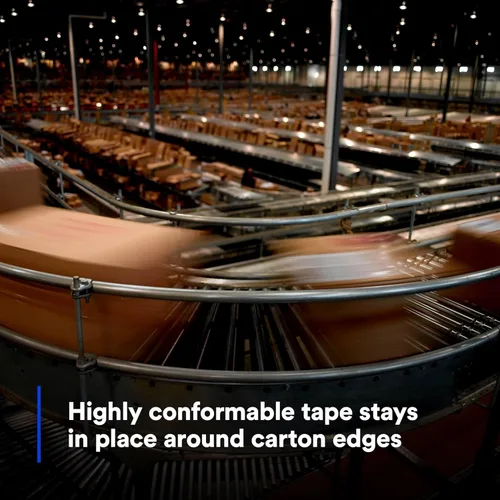 Vista 6 de 3M Scotch 371 - Cinta de embalaje de grado industrial, transparente, 2.835 in x 164.0 ft, cinta de sellado de alto rendimiento para sellado de cajas
