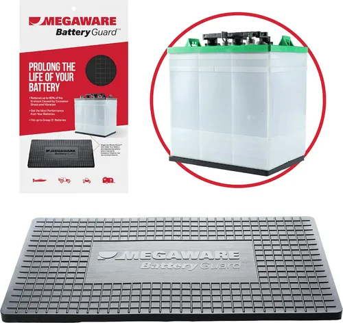 Megaware - Protector BatteryGuard - Ideal para barcos, vehículos recreativos, camiones semirremolque y vehículos todo terreno - Amortiguador de
