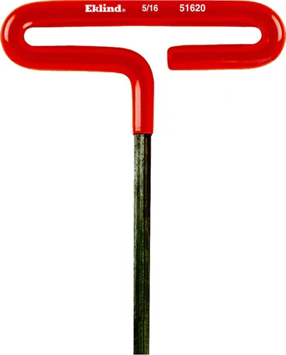 Vista 6 de Eklind 51606 llave hexagonal estándar en T con mango cómodo, 3/32 pulgadas x 6 pulgadas.