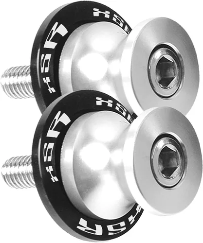 Vista 8 de Para Yamaha XSR900 XSR700 2016-2018 Tornillos de soporte de motocicleta Carretes de basculante 6MM Protección contra caídas Negro