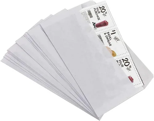 Vista 3 de 120 sobres largos de seguridad autosellados de seguridad N10 4-1/8 x 9-1/2 pulgadas