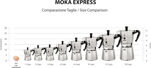 Vista 7 de Bialetti - Moka Express: Cafetera de espresso sobre estufa icónica, prepara auténtico café italiano, olla de moka 1 taza (2 Oz - 60 Ml), aluminio