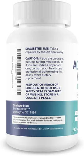 Vista 3 de Ageless Mind Pro - Nuestros mejores suplementos cerebrales nootrópicos para la memoria y la concentración - Cápsulas de suplemento de hongo melena