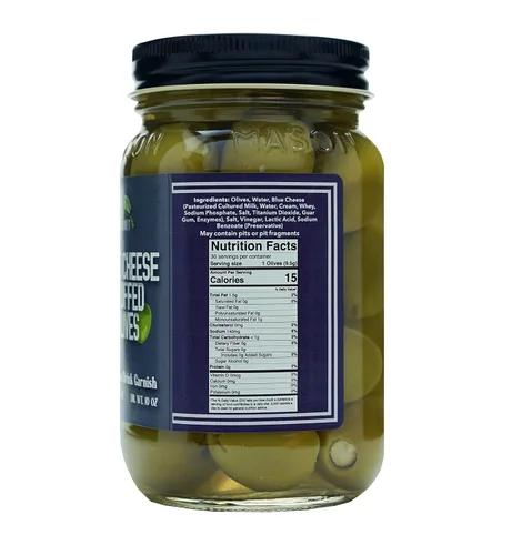 Vista 38 de Green Jay Gourmet Aceitunas Rellenas de Queso Jalapeño Jack – Aceitunas Verdes Rellenas de Queso para Guarnición de Cóctel y Tabla de Quesos