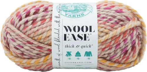 Vista 40 de Lion Brand Yarn - Ovillo de lana Wool-Ease Thick & Quick color fuerza aérea