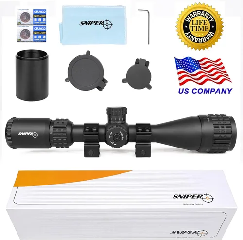 Vista 3 de Rifle Scope 6-24x50 / 4-16x50 Red/Green/Blue llluminate Reticle AO Hunting Scope